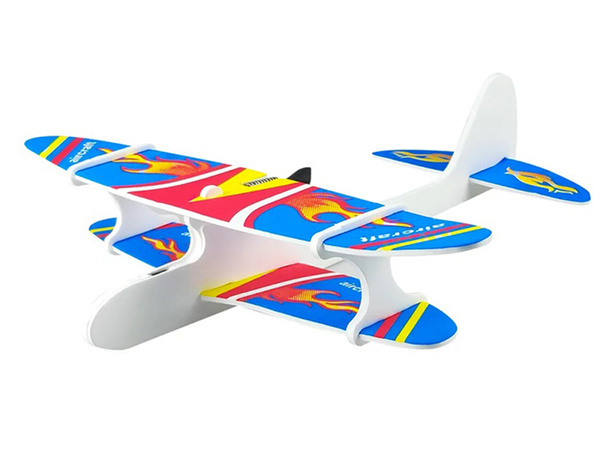 Avion en polystyrène mousse volante moteur usb planeur fléchette lumière