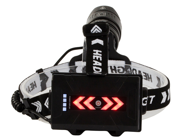 Bailong led headlamp xhp360 powerbank zoom