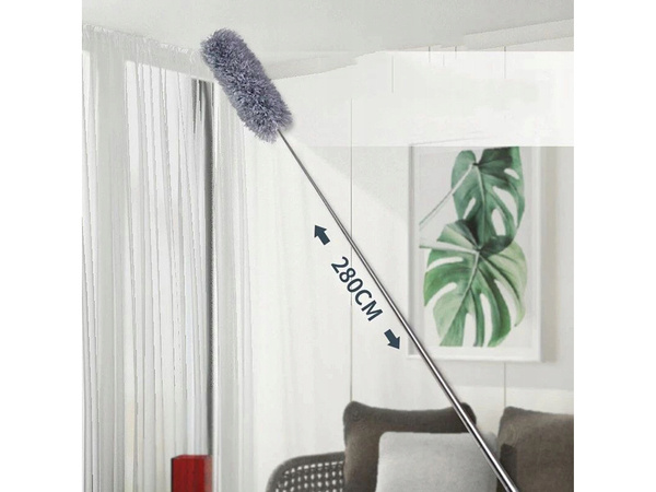 Balai télescopique brosse à épousseter long 280cm