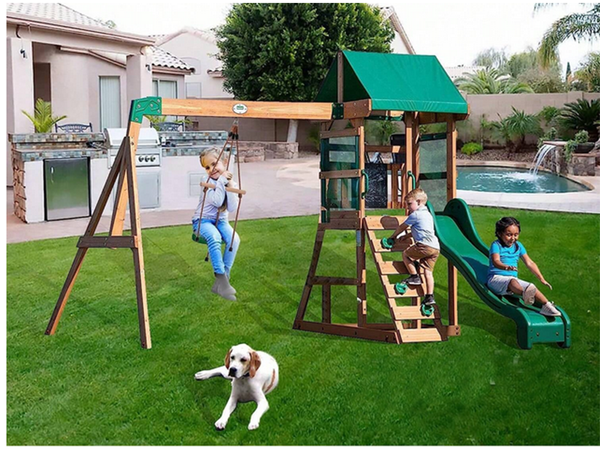 Balançoire de jardin à disque rond pour enfants, corde solide