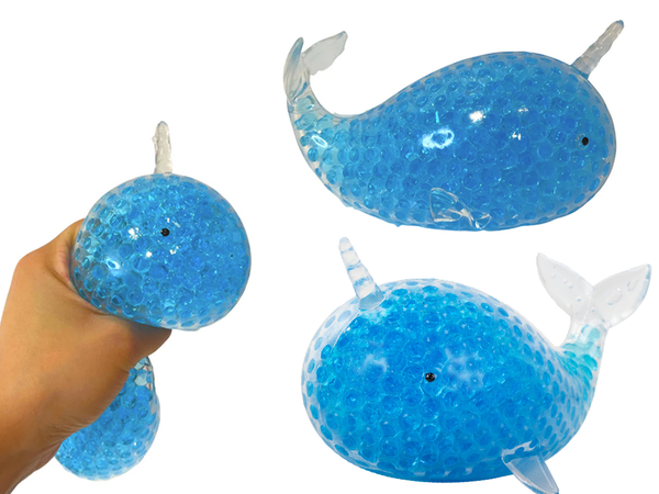 Balles sensorielles anti-stress en gel squishy dauphin grand crush