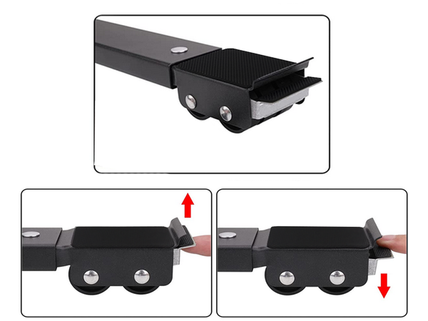 Base mobile pour support de machine à laver sur roulettes