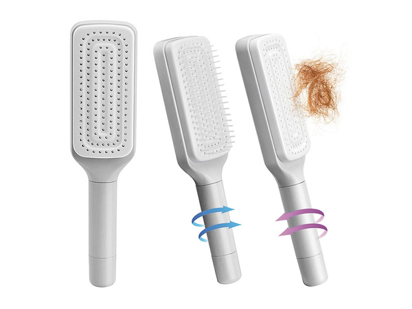 Brosse à cheveux autonettoyante pour peigner peigne antistatique