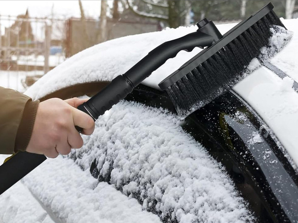 Brosse à gratter brosse télescopique pliante pour vitres de voiture neige glace