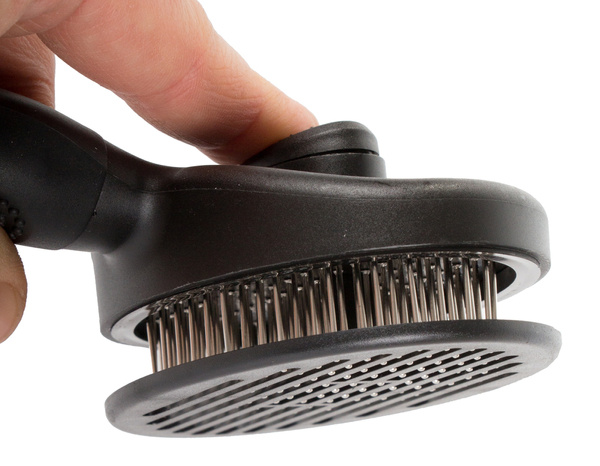 Brosse à poils pour chien peigne de toilettage autonettoyant pour chat