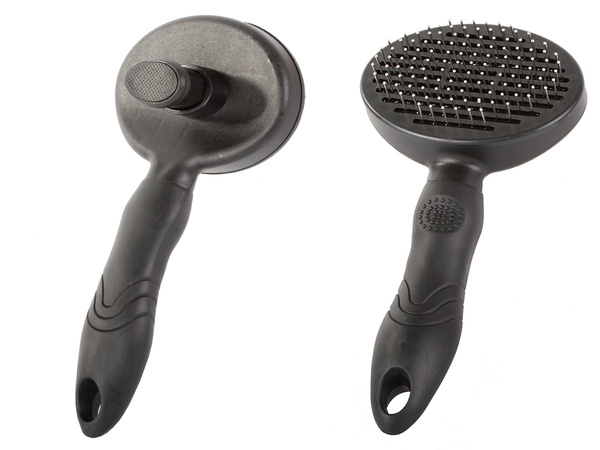 Brosse à poils pour chien peigne de toilettage autonettoyant pour chat