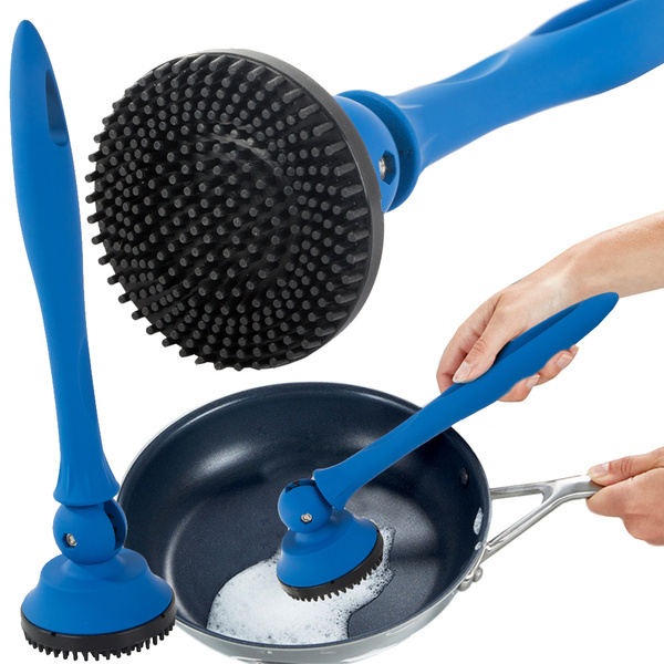 Brosse à récurer pour casseroles, poêles et casseroles brosse à récurer de cuisine solide