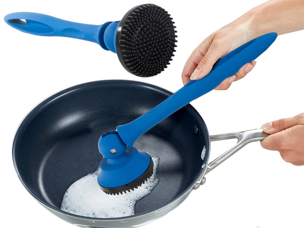 Brosse à récurer pour casseroles, poêles et casseroles brosse à récurer de cuisine solide