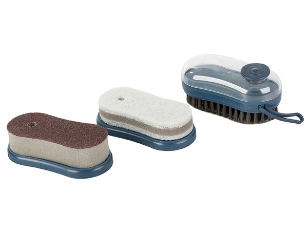 Brosse de nettoyage avec distributeur de liquide