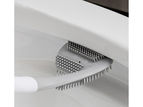 Brosse de toilette en silicone crochet de toilette hygiénique