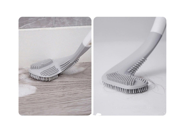 Brosse de toilette en silicone crochet de toilette hygiénique