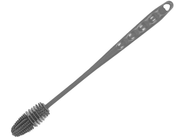 Brosse pour laver les bouteilles, les verres, les laveurs en silicone, longue et fine