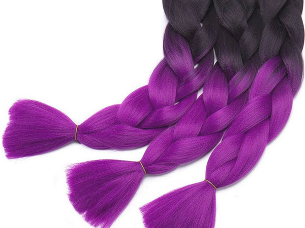 Cheveux synthétiques pour tresses ombrées