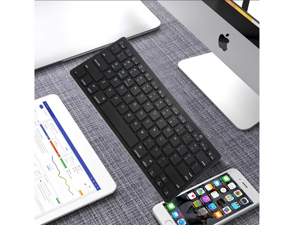 Clavier bluetooth sans fil pour pc ipad mac petit slim low-profile