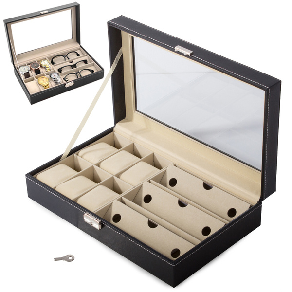 Coffret d'organisation pour montres et lunettes