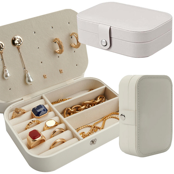 Coffret organisateur de bijoux boîte élégante et spacieuse