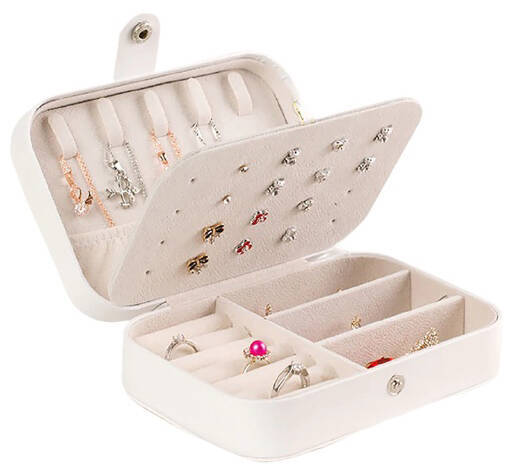 Coffret organisateur de bijoux boîte élégante et spacieuse