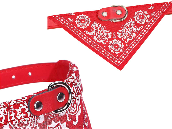 Collier pour chien avec bandana pour chien chat s