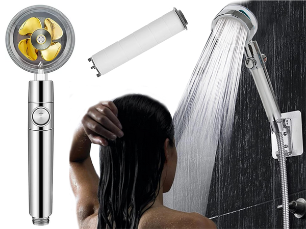 Combiné de douche avec filtre turbine ventilateur de remplacement douche