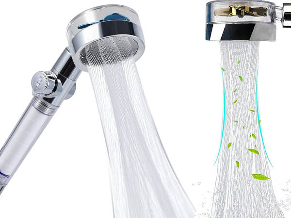 Combiné de douche avec filtre turbine ventilateur de remplacement douche