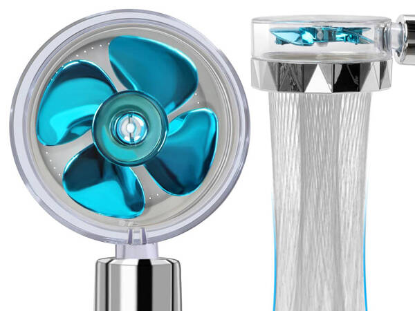 Combiné de douche avec filtre turbine ventilateur de remplacement douche