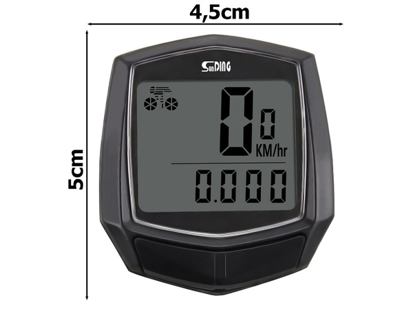 Compteur de vitesse de vélo étanche avec lcd