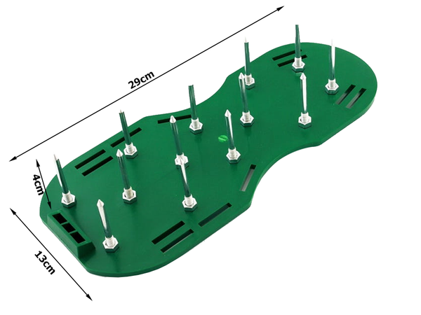 Couvre-chaussures aérateurs de jardin grandes pointes pour l'aération de la pelouse