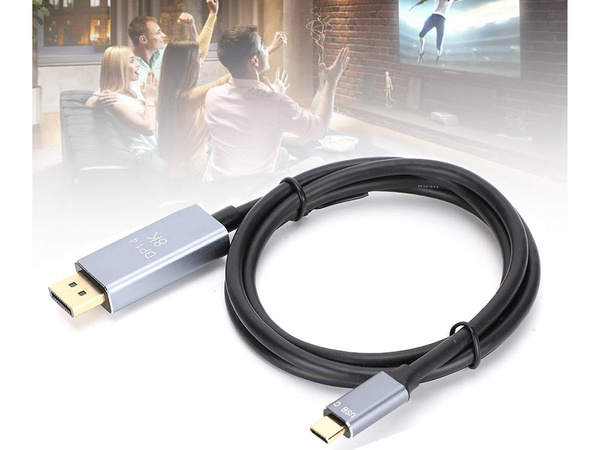 Displayport usb typ-c 1.4 video audio usb-c 8k 4k 2k cable 1.8m