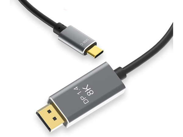 Displayport usb typ-c 1.4 video audio usb-c 8k 4k 2k cable 1.8m