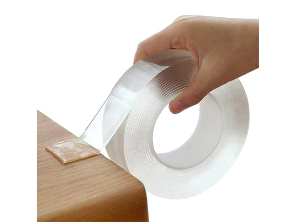 Dual transparent nano tape 1m