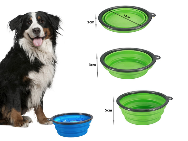 Écuelle pliante en silicone pour chien 0.4 l