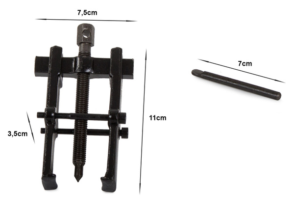 Extracteur pour bras d'essuie-glace colliers de roulement alternateur