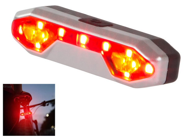 Feu arrière de vélo à led usb fort pour vélo