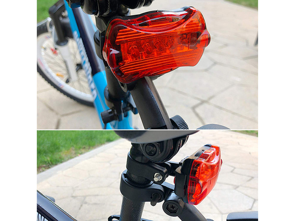 Feu arrière de vélo arrière 5 led