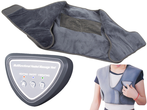 Gilet chauffant électrique masseur dorsal sans fil usb