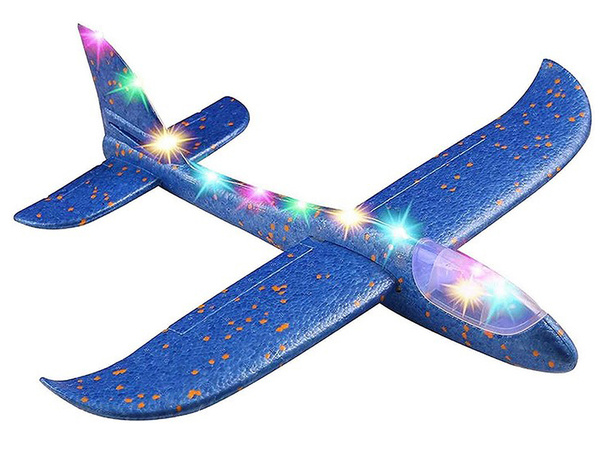 Globe led éclairage 47cm styropian airplane large