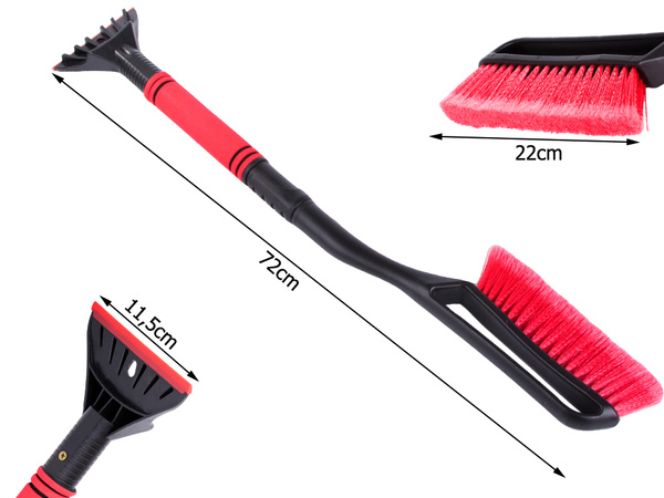 Grattoir pour pare-brise brosse à neige long grattoir pour voiture 2in1