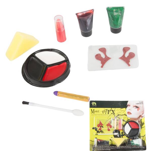 Kit de maquillage vampire dracula pour halloween maquillage avec sang