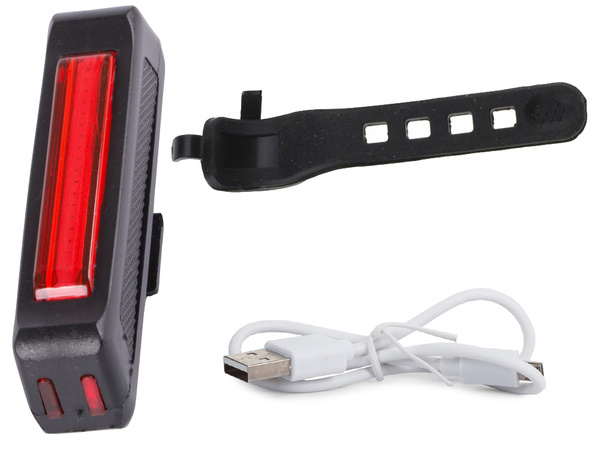 Lampe arrière pour vélo lampe arrière usb led cob 500lm