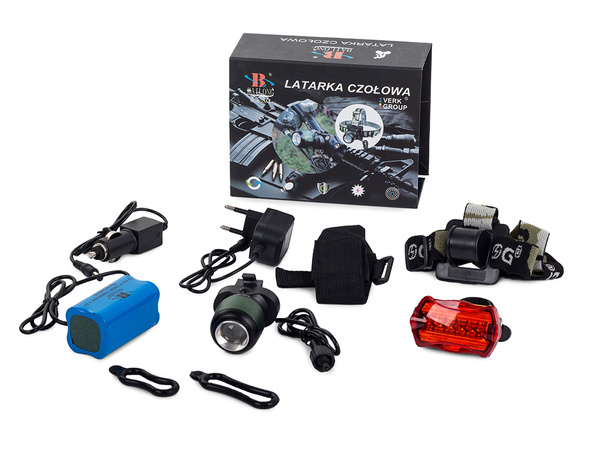 Lampe frontale bailong pour vélo cree xml t6 zoom