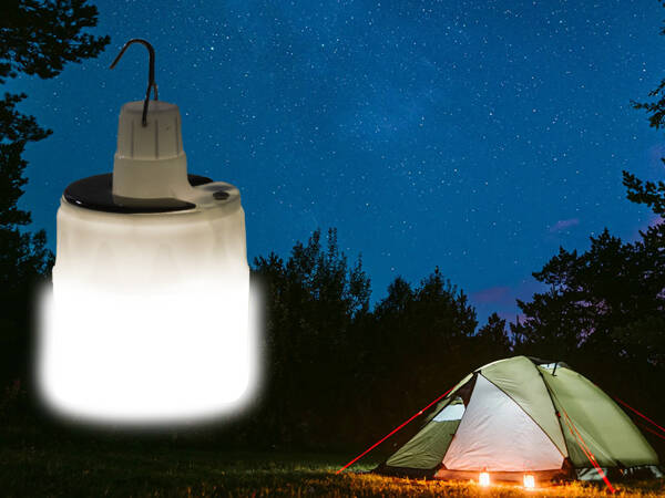 Lampe solaire de randonnée et de camping usb led