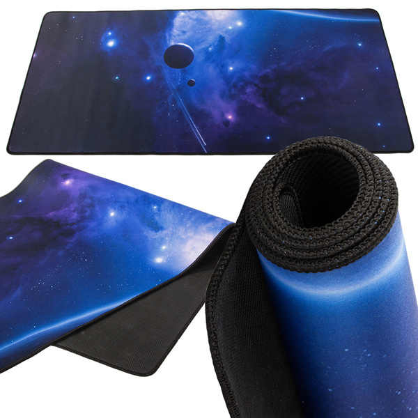 Large tapis de souris de bureau cosmos stars in the world 90x40