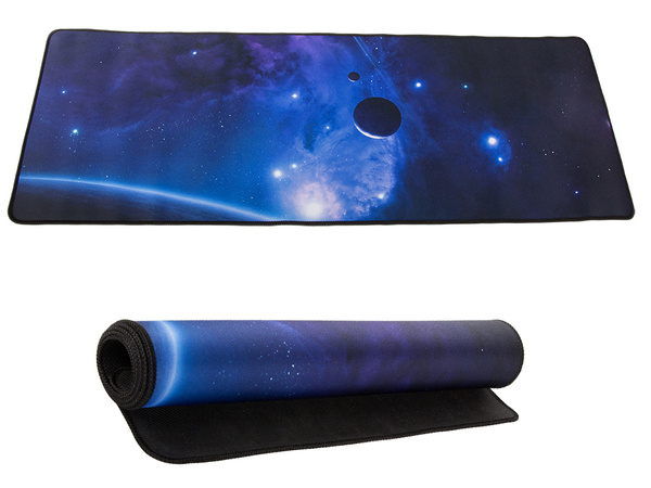 Large tapis de souris de bureau cosmos stars in the world 90x40