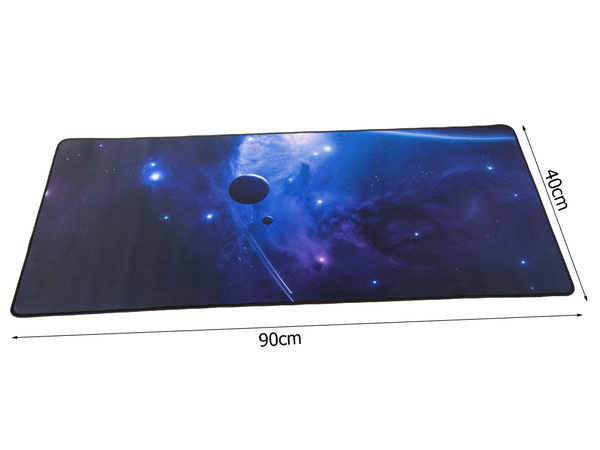 Large tapis de souris de bureau cosmos stars in the world 90x40