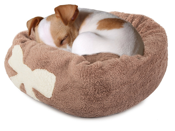 Lit de chien pelucheux lit de chat coussin doux lit de canapé 35cm