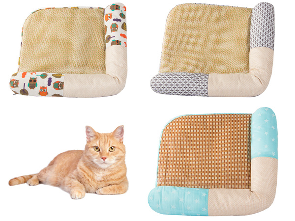 Lit pour chat matelas de couchage griffoir m