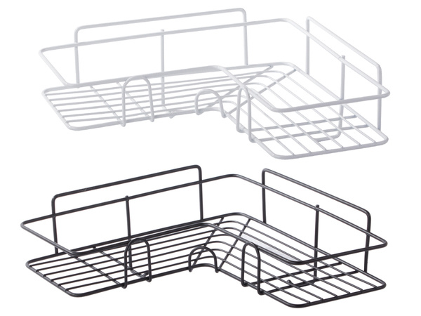Loft étagère d'angle pour douche suspendue 2x crochet