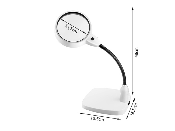 Loupe cosmétique lampe led