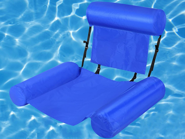 Matelas gonflable chaise d'eau de natation chaise longue de piscine flotteur