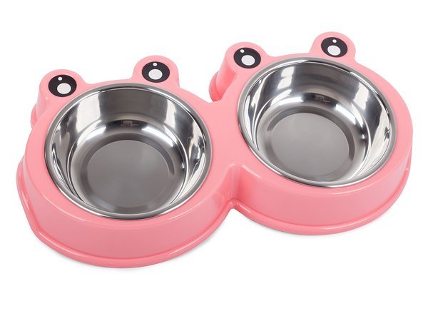 Metal dual dog box 300ml x 2